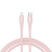 Дата кабель USB-C to Lightning 1.0m CLNM60 C-L 60W MFI Silicon Pink Canyon (CNS-CLNM60SC10PS)