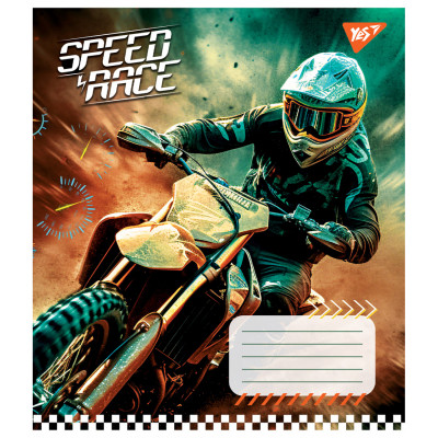 Зошит Yes Speed race А5 36 аркушів лінія (767354)