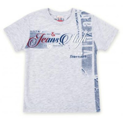 Футболка дитяча Breeze &quot;Jeans High&quot; (8757-116B-gray)