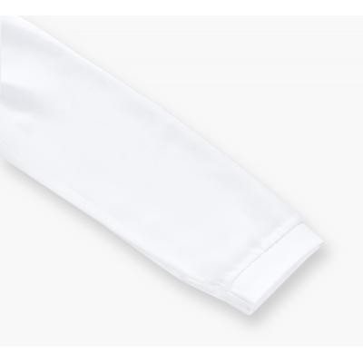 Кофта дитяча Breeze з шифоновими рукавами і стразами (8840-92G-white)