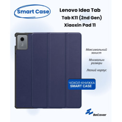 Чохол до планшета BeCover Smart Case Lenovo Idea Tab/K11 (2nd Gen) TB336/Xiaoxin Pad (2025) 11&quot; Deep Blue (714096)