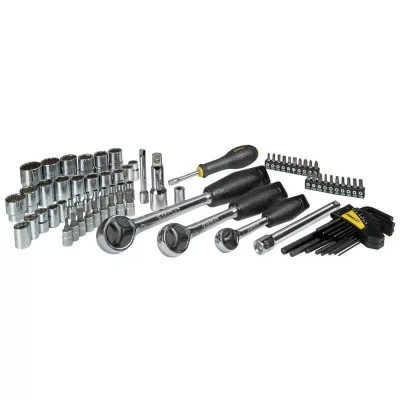 Набір інструментів Stanley Maxi-Drive торцевих 1/4&quot;, 3/8&quot;, 1/2&quot;, 80 предм. (STHT0-73930)