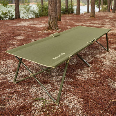 Розкладачка Naturehike CNH22JU033, сталь, зелений (6975641888543)