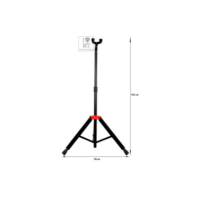 Стійка для гітари Fender Deluxe Hanging Guitar Stand Black/Red (224691)