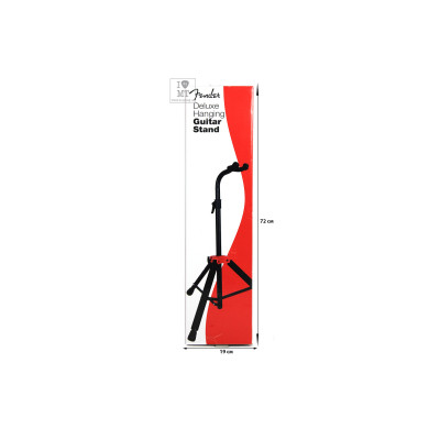 Стійка для гітари Fender Deluxe Hanging Guitar Stand Black/Red (224691)