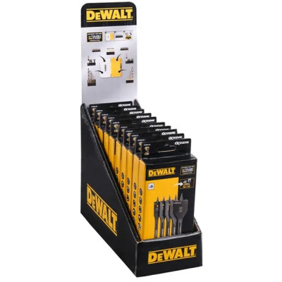 Набір свердл DeWALT перьевых по дереву в кассете EXTREME IMPACT, 6 шт (DT70834)