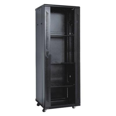 Шафа напольна Kingda 42U 19&quot; 600x600 RAL9004 (KD-002-6642)