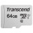 Карта пам&#039;яті Transcend 64GB microSDXC class 10 UHS-I U1 (TS64GUSD300S-A)