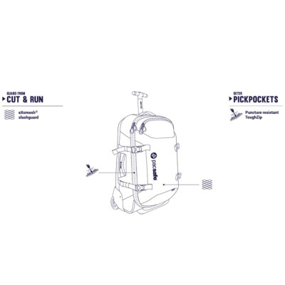 Дорожня сумка Pacsafe Toursafe AT21 чорний (50100100)