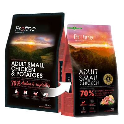 Сухий корм для собак Profine Small Chicken and Potatoes для дорослих собак дрібних порід 7 кг (8595602569984)