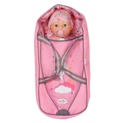 Аксесуар до ляльки Zapf Люлька-переноска для ляльки Baby Born 2 в 1 - Солодкі сни (832448)