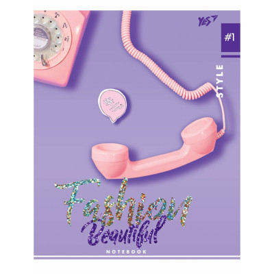 Блокнот Yes 140 * 185/96 л &quot;Fashion beautiful&quot; лінія (151470)