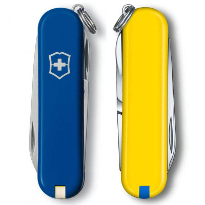 Ніж Victorinox Classic SD Ukraine Синьо-жовтий (0.6223.2.8)