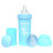 Набір для годування новонароджених Twistshake Value Pack Blue із трьох антиколікових пляшечок 260 мл (78844)