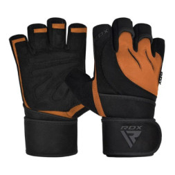 Рукавички для фітнесу RDX Micro Tan/Black Plus XL (WGM-L4TN-XL+)