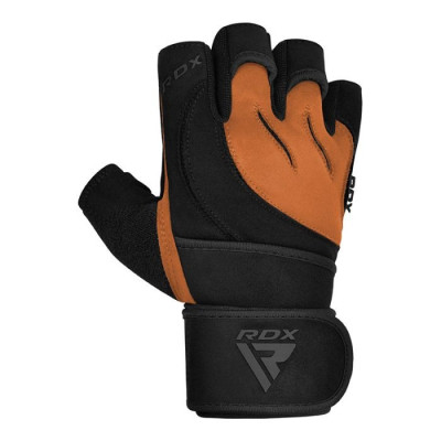 Рукавички для фітнесу RDX Micro Tan/Black Plus XL (WGM-L4TN-XL+)