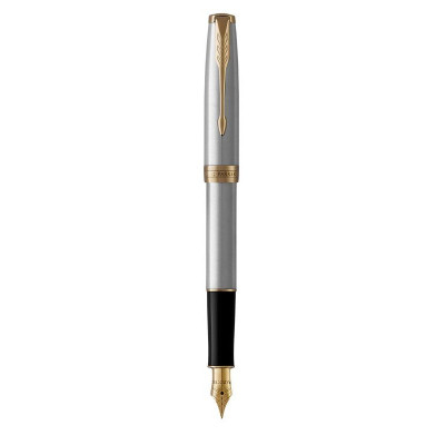 Ручка пір&#039;яна Parker SONNET 17 Stainless Steel GT  FP F (84 111)