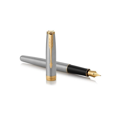 Ручка пір&#039;яна Parker SONNET 17 Stainless Steel GT  FP F (84 111)
