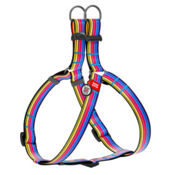 Шлея для собак WAUDOG Nylon з QR паспортом анатомічна &quot;Лінія 1&quot; L (5056)