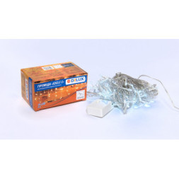 Гірлянда Delux ICICLE С 75LED 2х0.7 м білий/прозорий IP20 (90017983)