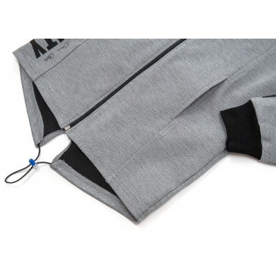 Куртка дитяча Blueland вітровка з капюшоном (10760-140B-gray)