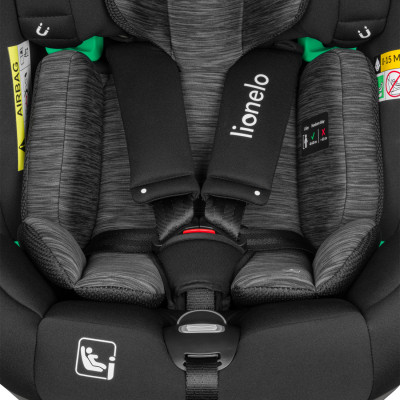Автокрісло Lionelo Braam i-Size Black Carbon, чорно-сіре (LO-BRAAM I-SIZE BLACK CARBON)