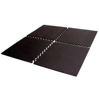 Килимок для фітнесу Toorx Interlocking 4 елементи 61х61х1,2 см Antracite (MAT-60) (931144)