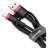 Дата кабель USB 2.0 AM to Lightning 1.0m Cafule Black-Red Baseus (CALKLF-B19)
