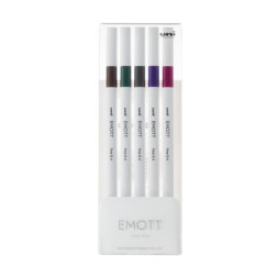 Лайнер UNI набір Emott Vintage Color 0.4 мм 5 кольорів (PEM-SY/5C.03VC)