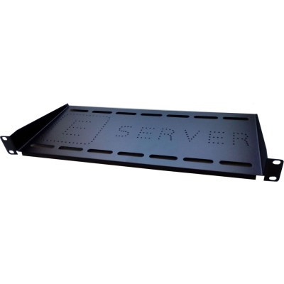 Полка 19&quot; Eserver 1U глуб. 350мм, цвет черный (PK-1U-350-B)