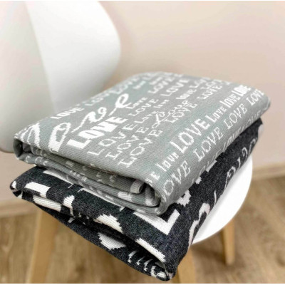 Плед Прованс Little Love Сірий 90х130 см (17341)