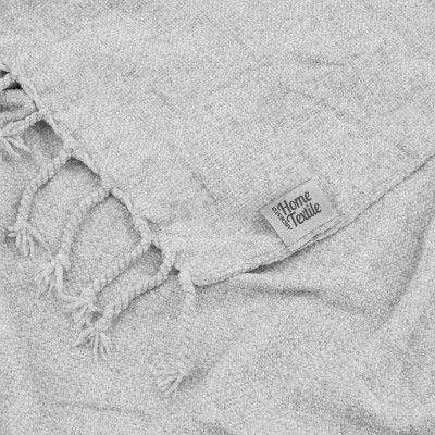 Плед Ardesto Chenille 140х190см, 100% поліестер, сірий світлий (ART0201CH)