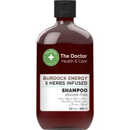 Шампунь The Doctor Health &amp; Care Burdock Energy 5 Herbs Infused Реп'яхова сила 355 мл (8588006041743)