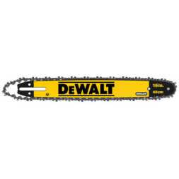 Шина для ланцюгової пили DeWALT 16''/40 см, з ланцюгом 3/8'', 1.1 мм, (DT20660)