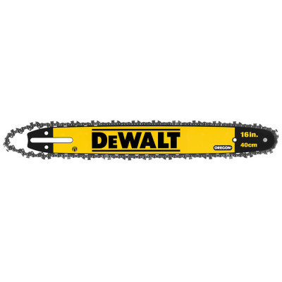 Шина для ланцюгової пили DeWALT 16&#039;&#039;/40 см, з ланцюгом 3/8&#039;&#039;, 1.1 мм, (DT20660)