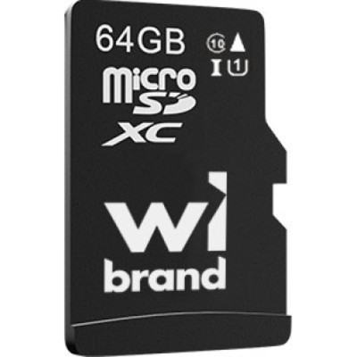 Карта пам&#039;яті Wibrand 64GB mictoSD class 10 UHS-I (WICDXU1/64GB)