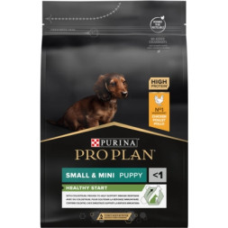 Сухий корм для собак Purina Pro Plan Dog Small&amp;Mini Puppy з куркою і рисом 3 кг (7613035114340)