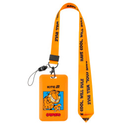 Бейдж Kite слайдер Garfield, помаранчевий (GF25-450)