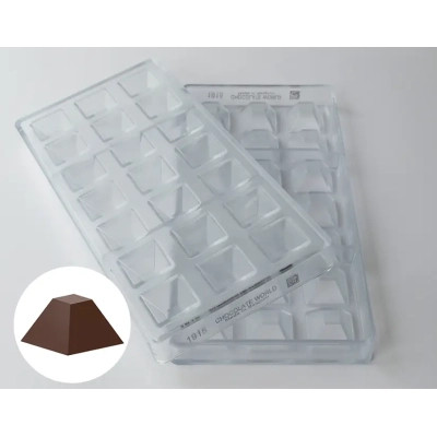 Форма для шоколаду Chocolate World Піраміда 21 шт x 8 г (1915 CW)