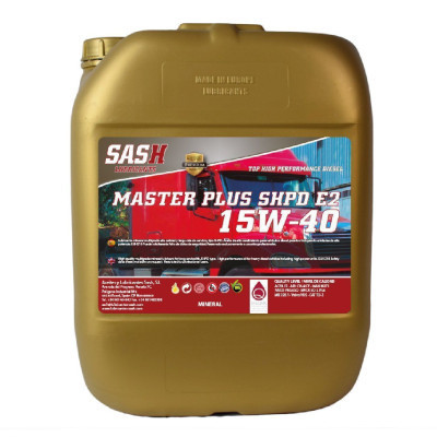 Моторна олива SASH мінеральне MASTER PLUS 15W40 SHPD E2. 20л (100413)