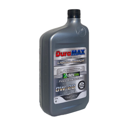 Моторна олива DuraMAX 0W20 DEXOS G2 SYN, 0,946 л