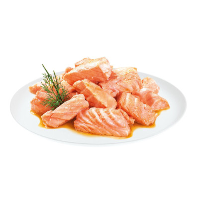 Вологий корм для кішок Brit Premium Delicate Fillets in Gravy Salmon для стерилізованих (8595602570607)
