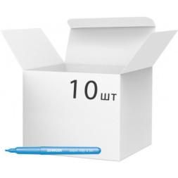 Маркер Stanger текстовий, 1-3 мм синій 10 шт (MARKER-TXT-STPENBL10)