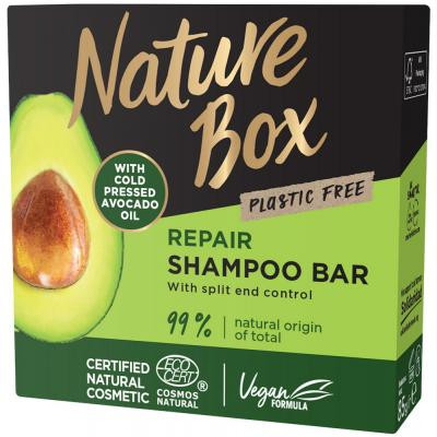 Твердий шампунь Nature Box Для відновлення волосся з Олією Авокадо 85 г (90443046)