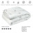 Ковдра Руно зі штучного лебединого пуху Silver Swan 172х205 см (316.52_Silver Swan)