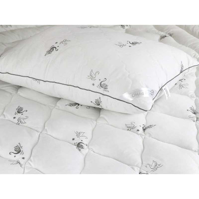 Ковдра Руно зі штучного лебединого пуху Silver Swan 172х205 см (316.52_Silver Swan)