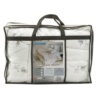 Ковдра Руно зі штучного лебединого пуху Silver Swan 172х205 см (316.52_Silver Swan)