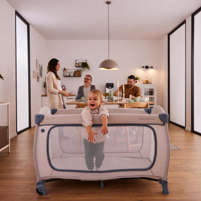 Дитячий манеж Hauck Sleep N Play Go Plus Dusty Cork (60090-0)