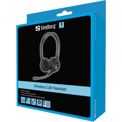 Навушники Sandberg Wireless Call Headset Bluetooth Black (126-43)