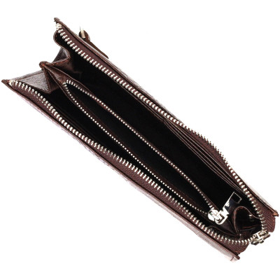 Сумка Bond Accessories З натуральної шкіри Коричнева (22048)